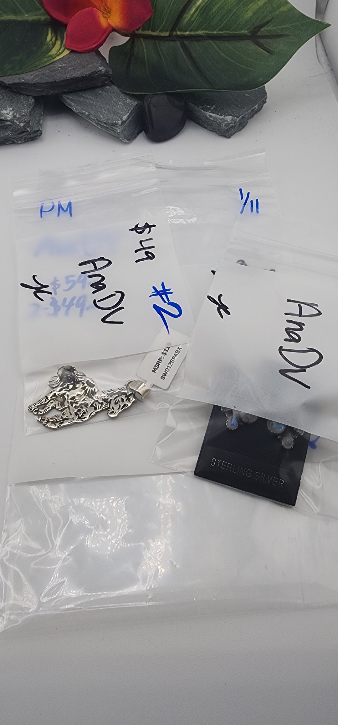 Custom sterling silver items - PM SHOW RESERVED FOR: AnaDV - 1/11/2026 tiktok Live Show - 2 Sterling Silver Items