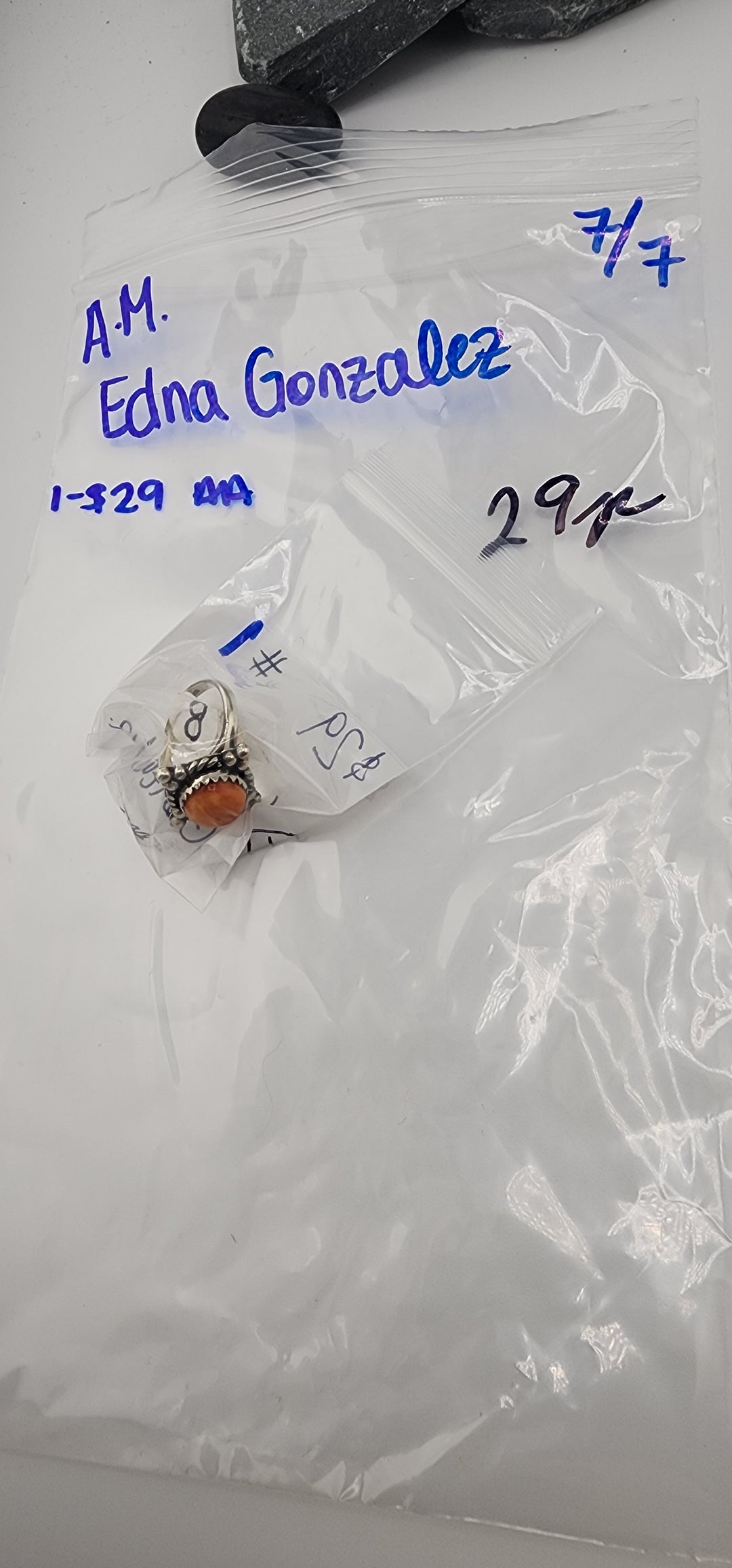 RESERVED FOR: Edna Gonzalez- 7/7/2025 tiktok A.M Live Show - 1 Sterling Silver Items