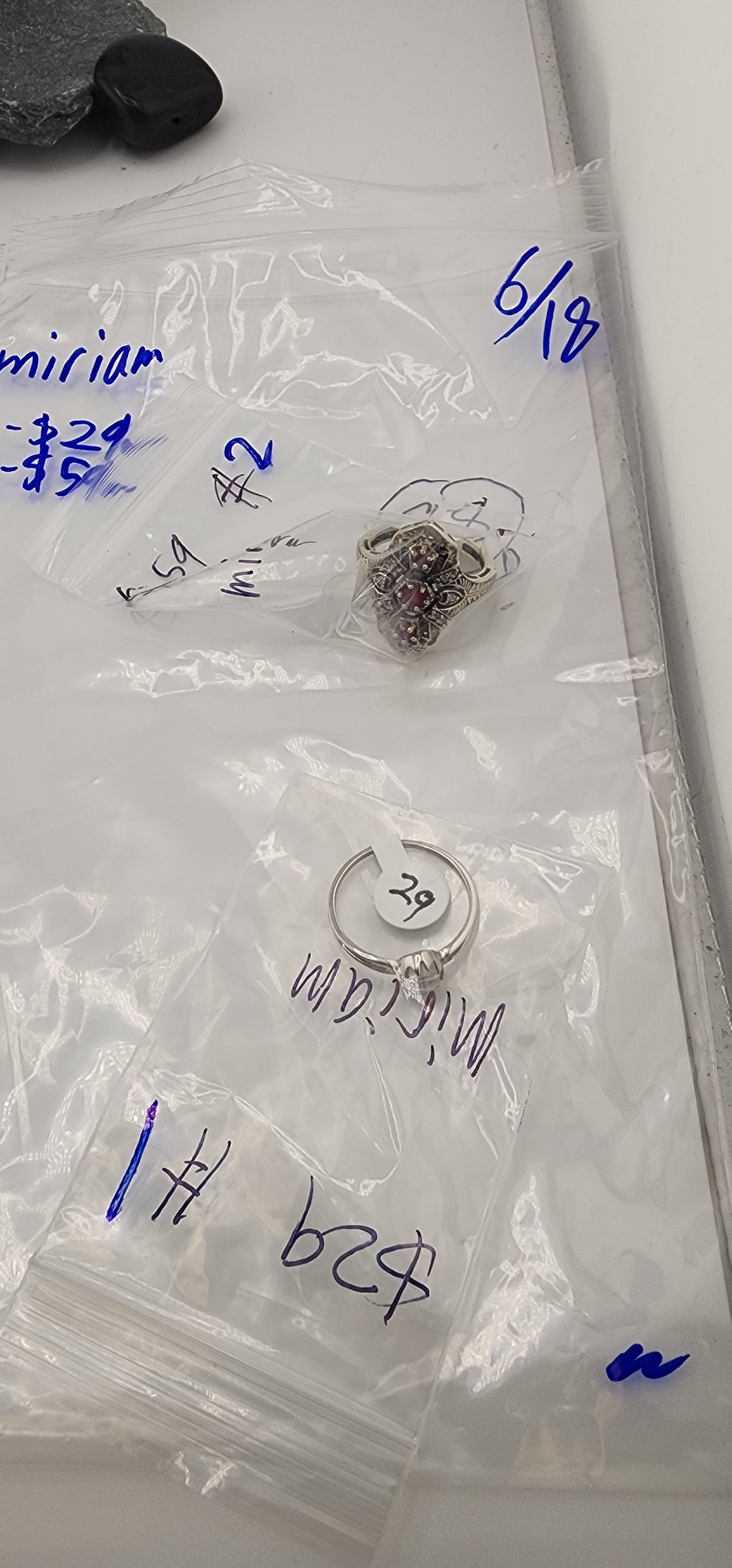 RESERVED FOR: miriam - 6/18/2025 tiktok Reservation Live Show - 2 Sterling Silver Items