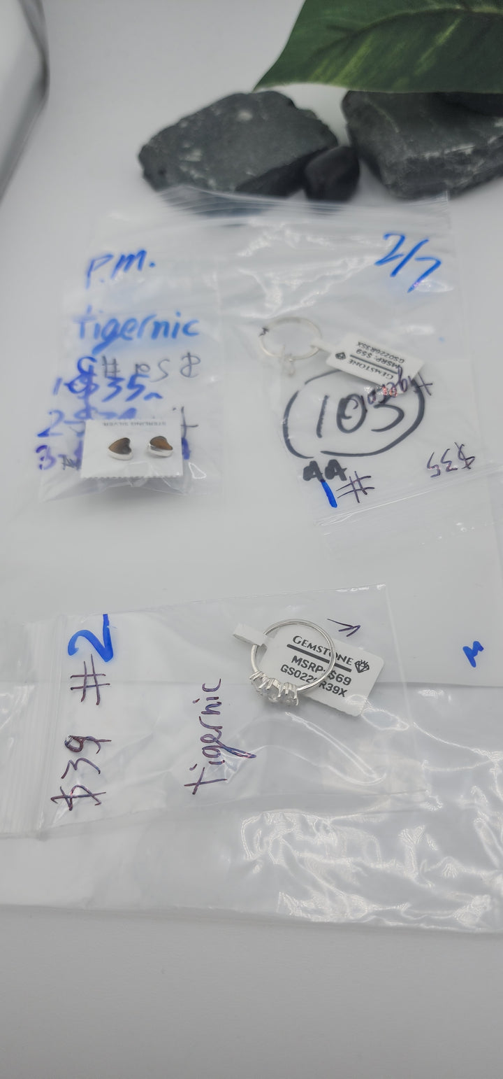 tigernic - 2/7/26 - 3  925 Sterling Silver Items