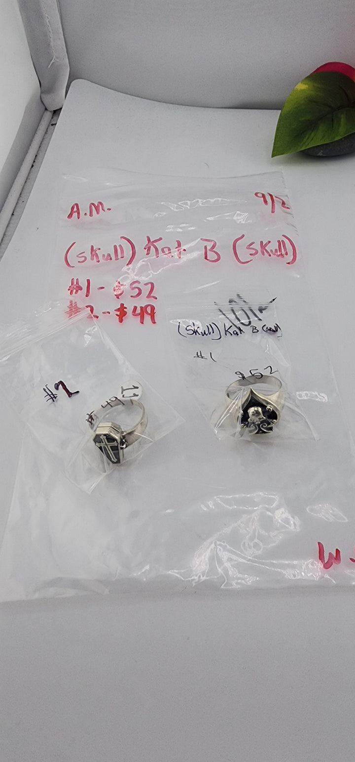 AM SHOW 48HR - RESERVED FOR: 💀Kat B💀 - 9/2/2025 FL tiktok Live Show - 2 Sterling Silver Items