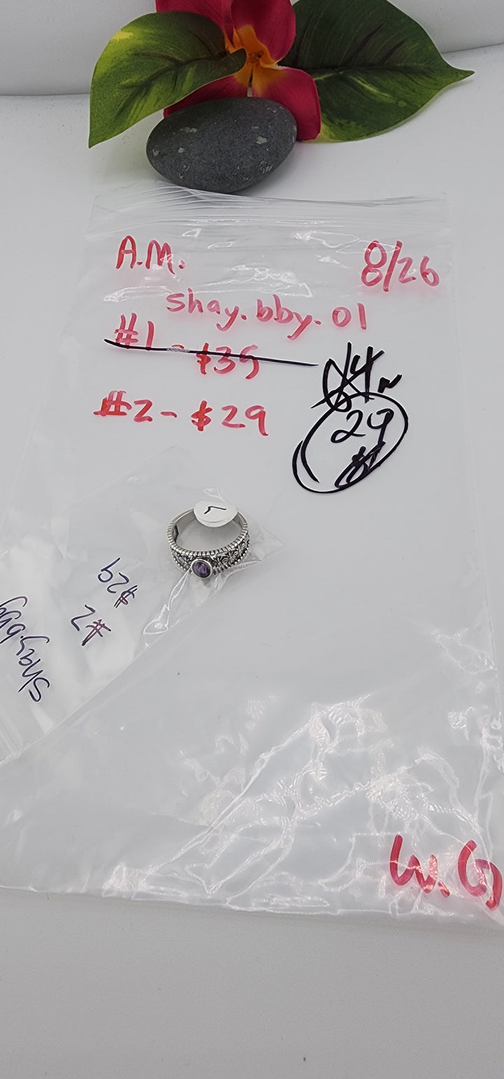 AM SHOW 48HR - RESERVED FOR: Shay.bby.01 - 8/26/2025 FL tiktok Live Show - 1 Sterling Silver Items