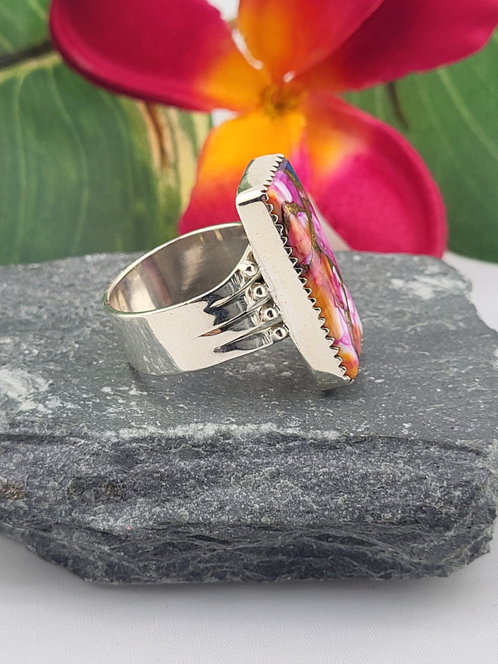 Dahlia Bar Ring Size 10