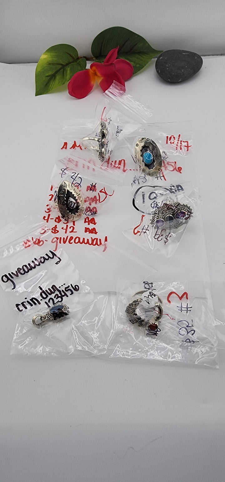 AM SHOW 48HR RESERVED FOR: erin.dun...123456  - 10/17/2025 FL tiktok Live Show - 6  Sterling Silver Items