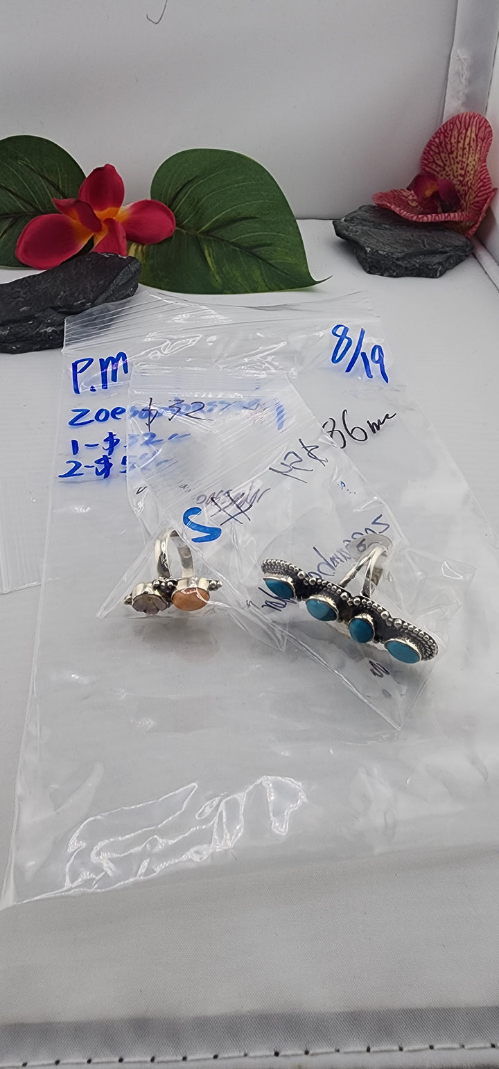 PM SHOW 48HR - RESERVED FOR: zoesambassador - 8/19/2025 FL tiktok Live Show - 2 Sterling Silver Items