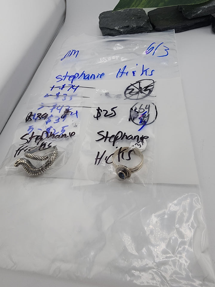 Stephanie Hicks - 6/3/26 PM - 2 925 Sterling Silver