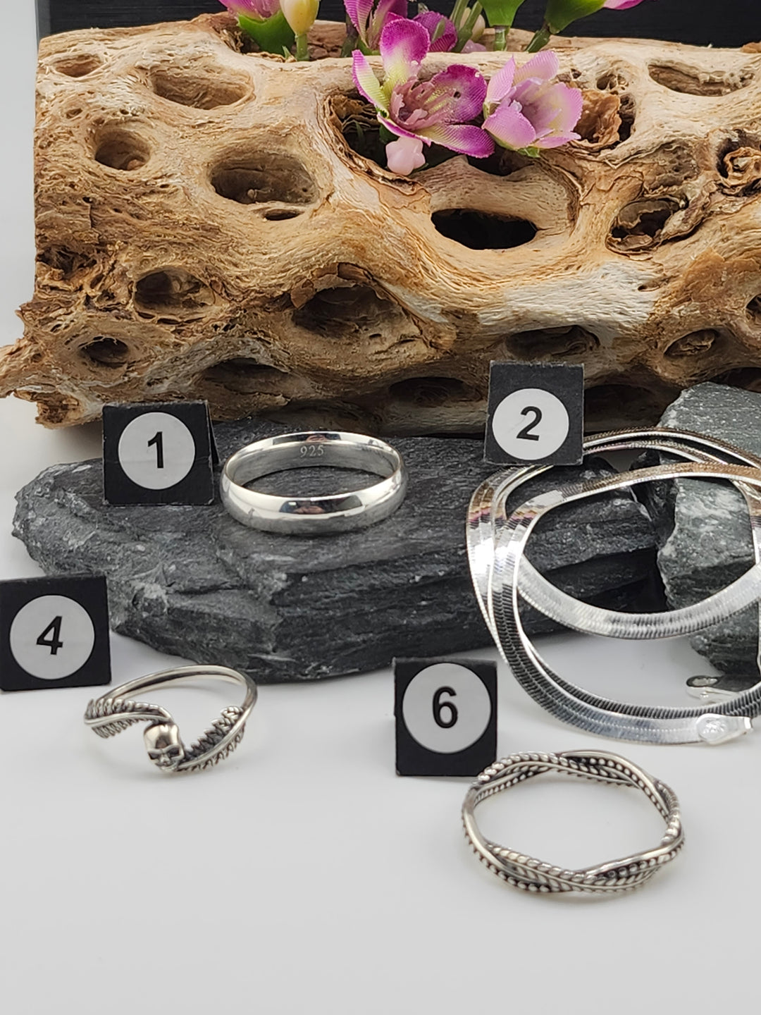 RESERVED FOR: lunarsoul7709 - 1/12/2025 - 8 Sterling Silver Items