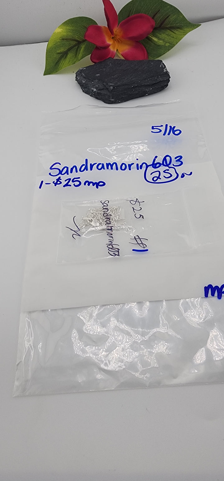 RESERVED FOR: Sandramorin603  - 5/16/2025 tiktok Live Show -1  Sterling Silver Items
