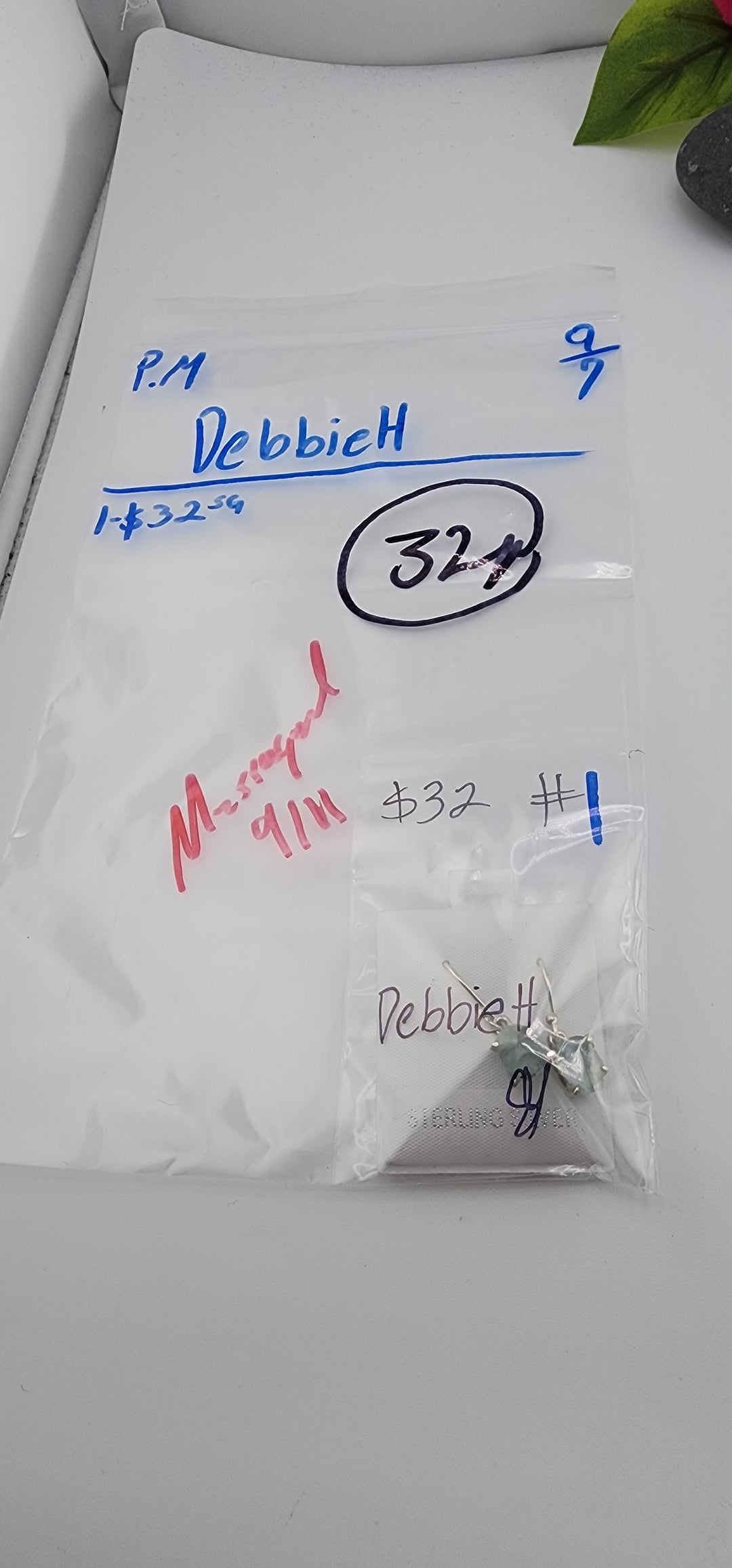 PM SHOW 48HR - RESERVED FOR: DebbieH - 9/7/2025 FL tiktok Live Show - 1 Sterling Silver Items