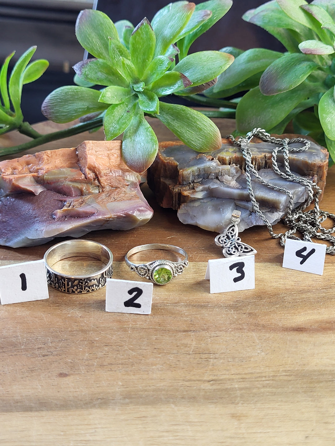 RESERVED FOR: xxfise420xx-7/7/24- 4 Sterling Silver Items
