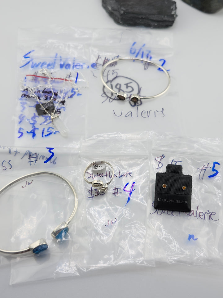48HR - RESERVED FOR: SweetValerie - 6/13/2025 FL tiktok Live Show - 5 Sterling Silver Items