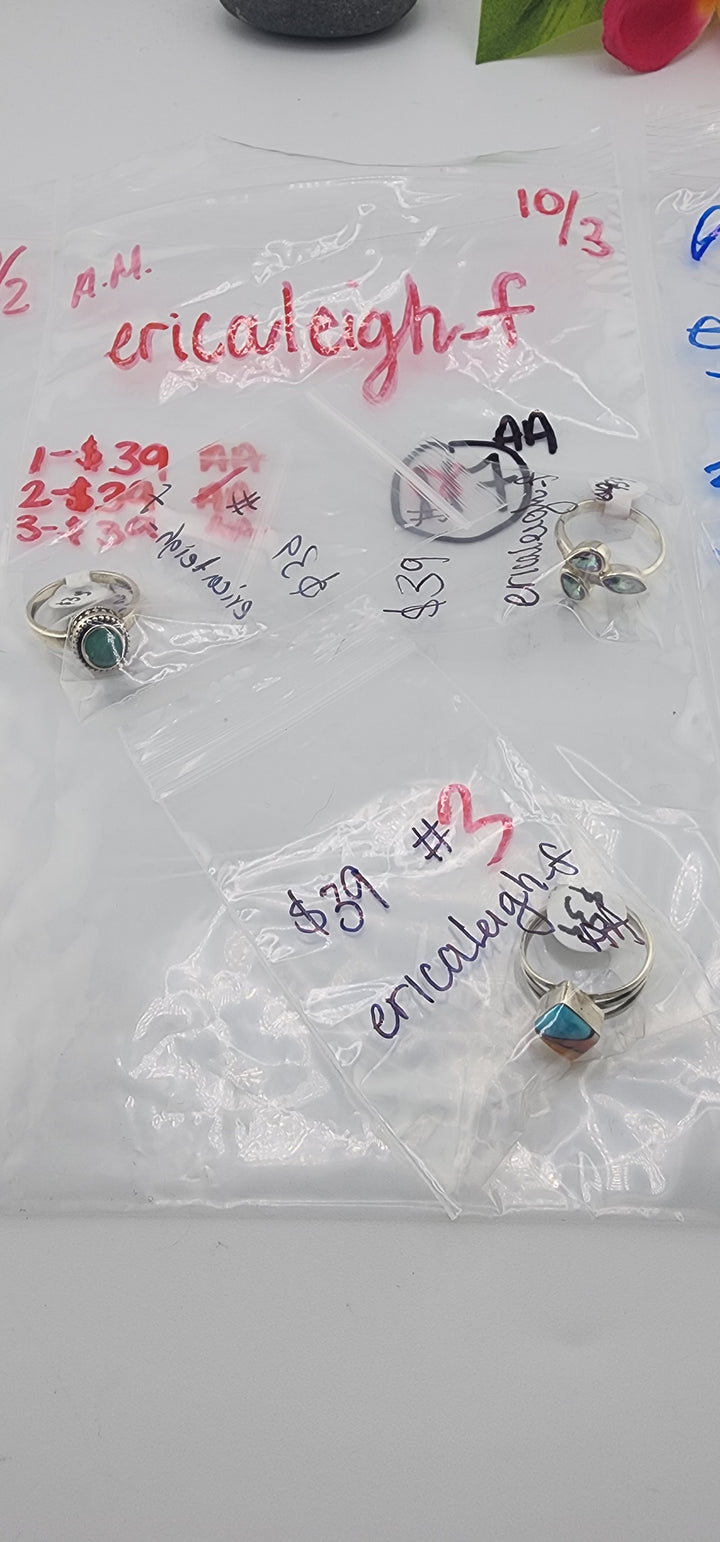AM SHOW 48HR RESERVED FOR: ericaleigh_f  - 10/3/2025 FL tiktok Live Show -  3 Sterling Silver Items