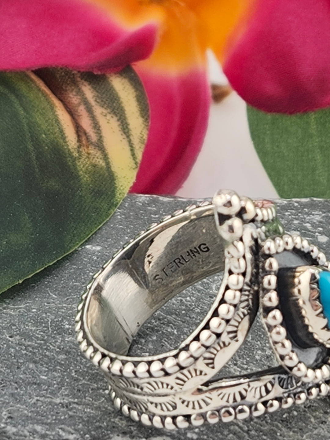 Marquee Turquoise Ring Size 10