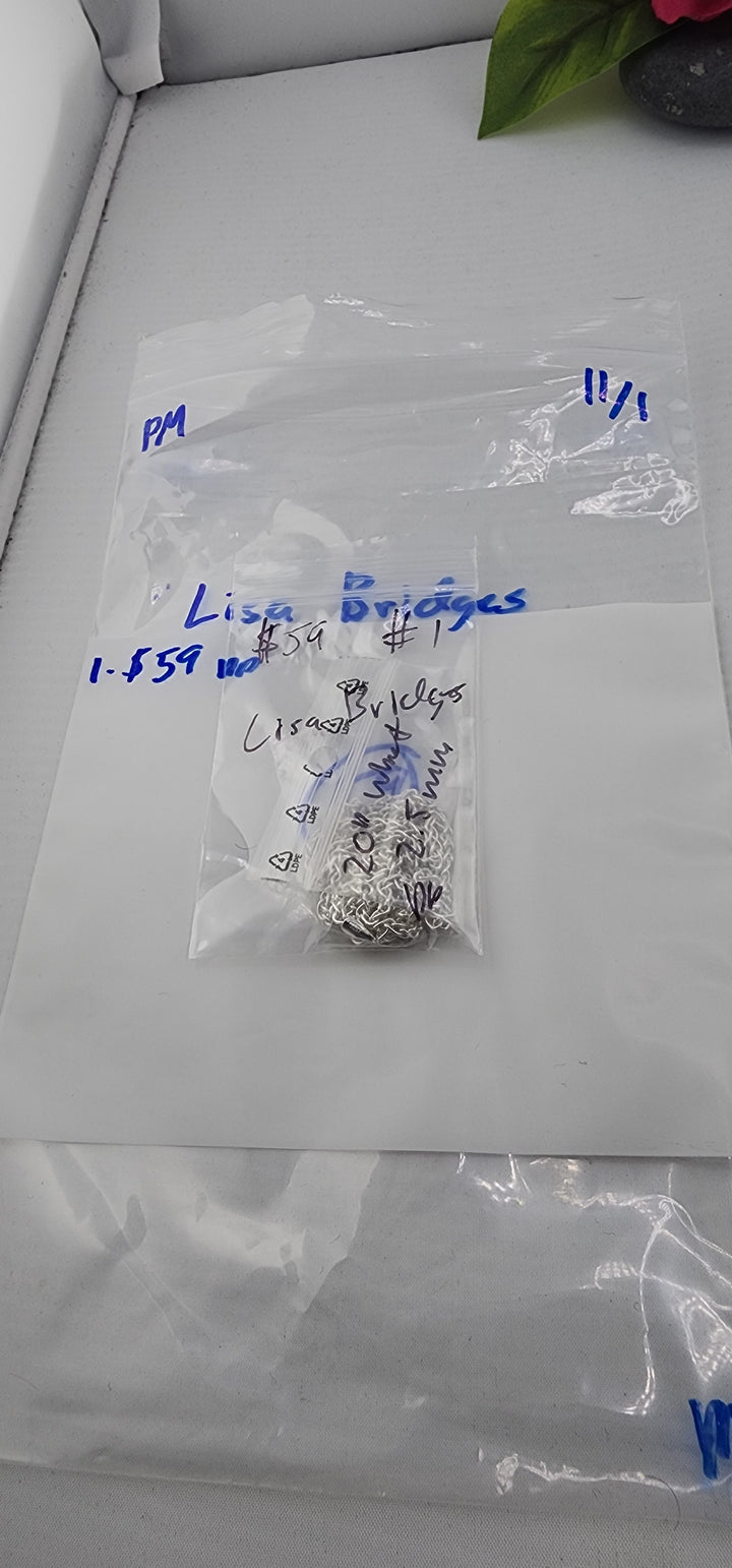 PM SHOW 48HR - RESERVED FOR: Lisa Bridges - 11/1/2025 FL tiktok Live Show - 1 Sterling Silver Items