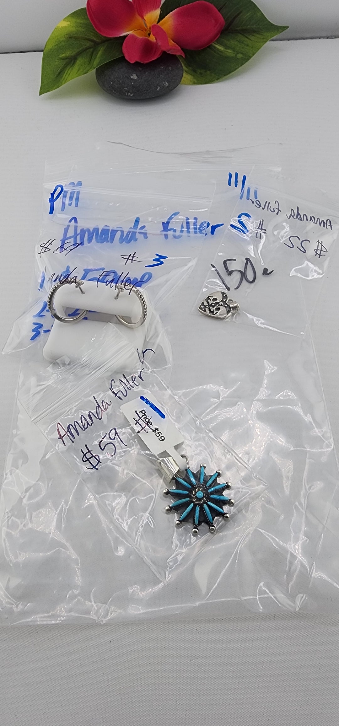 PM SHOW 48HR - RESERVED FOR: Amanda Fuller - 11/11/2025 tiktok Live Show - 3 Sterling Silver Items