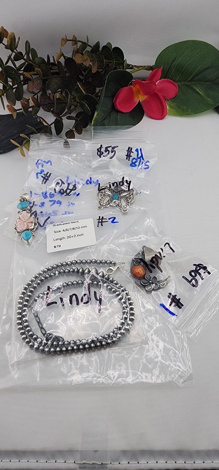PM SHOW 48HR - RESERVED FOR:  Lindy- 8/15/2025 FL tiktok Live Show -4  Sterling Silver Items