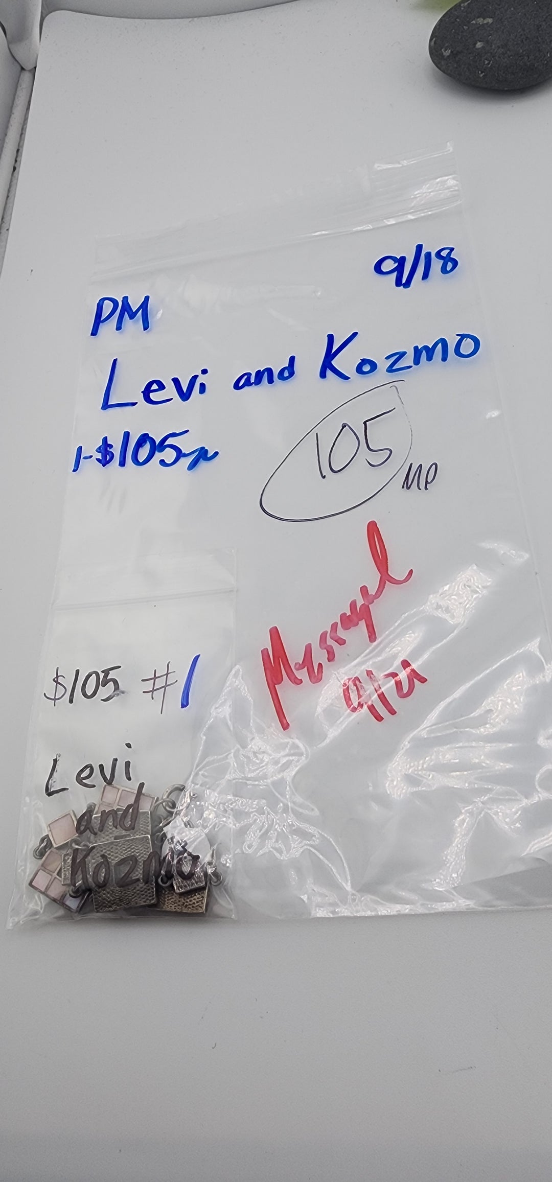 PM SHOW 48HR - RESERVED FOR: Levi and Kozmo - 9/18/2025 FL tiktok Live Show - 1 Sterling Silver Items