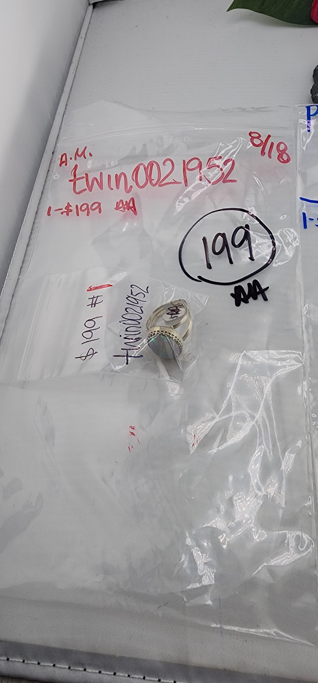 AM SHOW 48HR - RESERVED FOR: twin0021952 - 8/18/2025 FL tiktok Live Show - 1 Sterling Silver Items