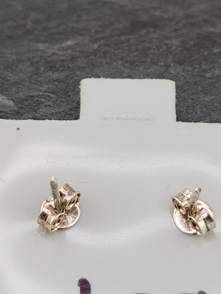 Turquoise &amp; 925 Sterling Silver Stud Earrings