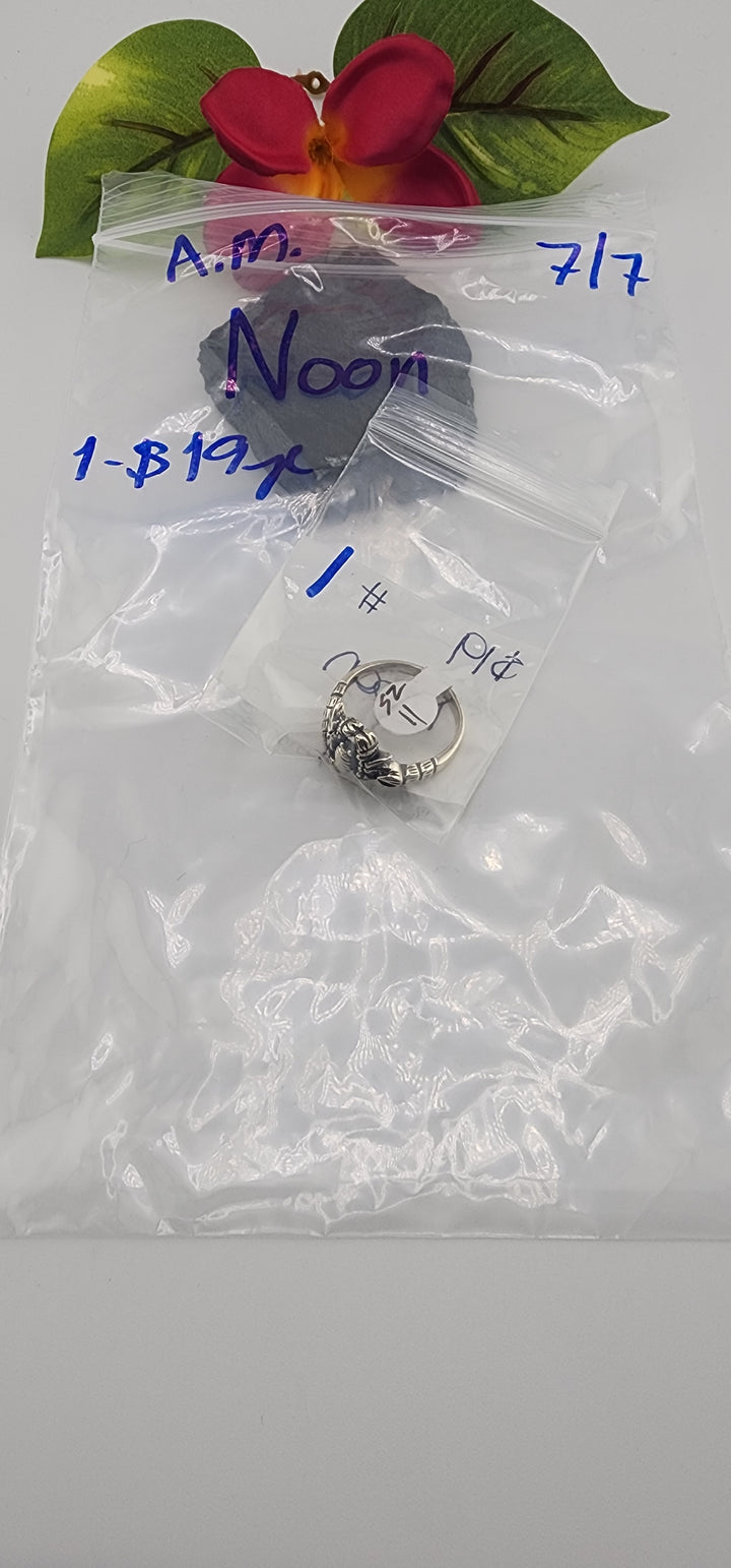 RESERVED FOR: Noon - 7/7/2025 tiktok A.M Live Show - 1 Sterling Silver Items