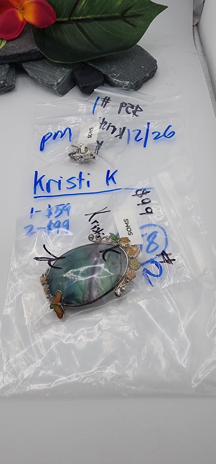 PM SHOW 48HR - RESERVED FOR: kristi k - 12/26/2025 tiktok Live Show - 2 Sterling Silver Items
