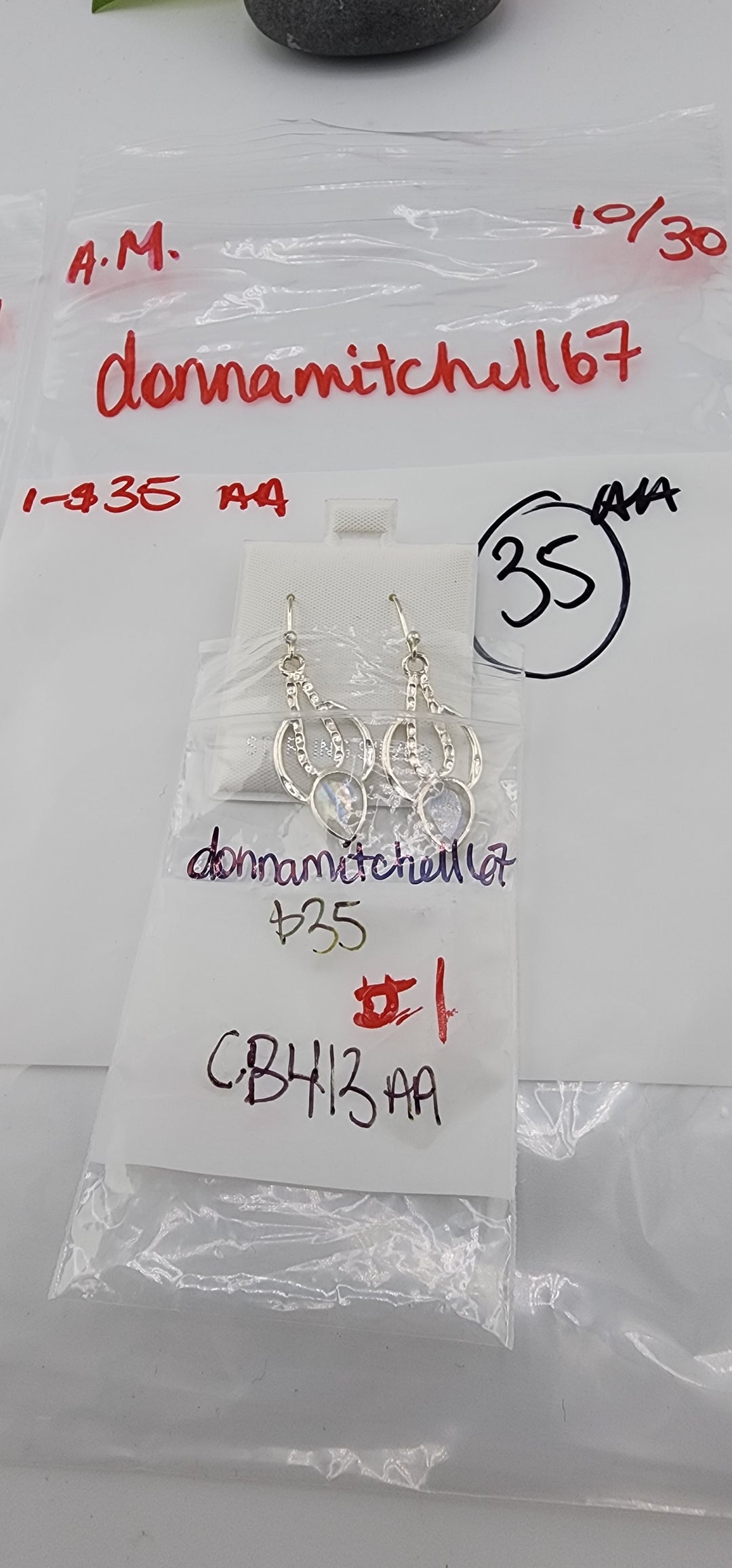 AM SHOW 48HR RESERVED FOR:  donnamitchell67 - 10/30/2025 FL tiktok Live Show - 1  Sterling Silver Items