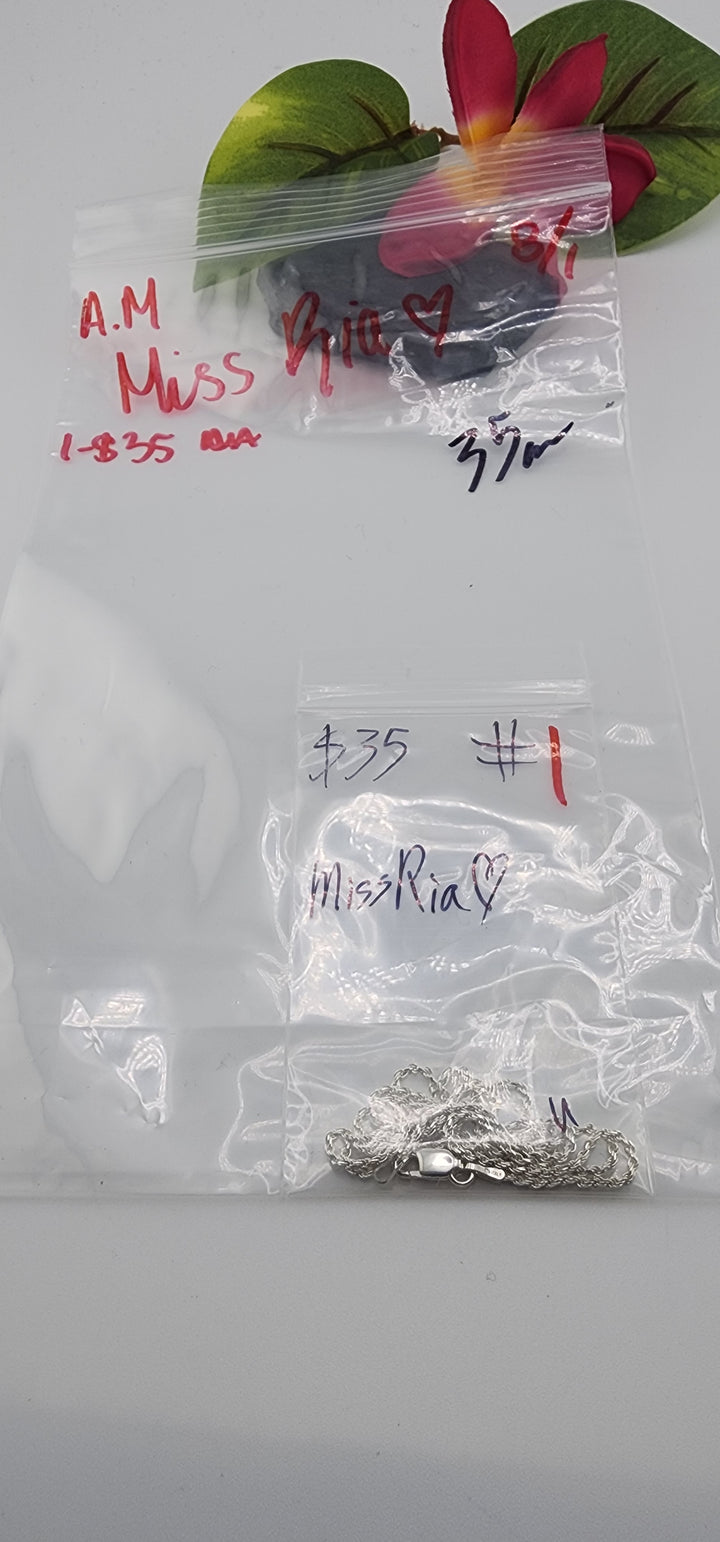 AM SHOW 48HR - RESERVED FOR: MissRia🤍 - 8/1/2025 FL tiktok Live Show - 1 Sterling Silver Items