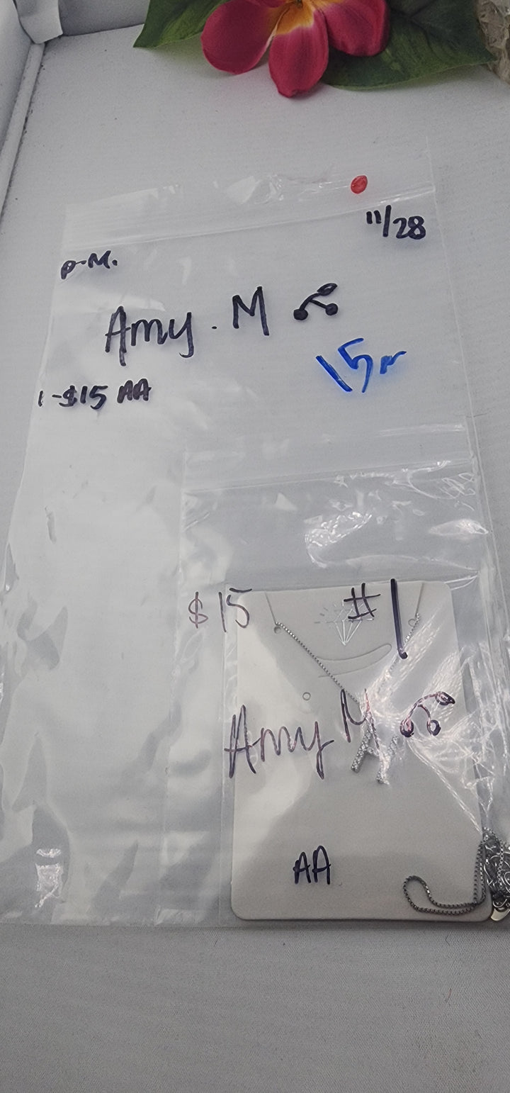 PM SHOW 48HR - RESERVED FOR: Amy M🍒 - 11/28/2025 tiktok Live Show - 1 Sterling Silver Items