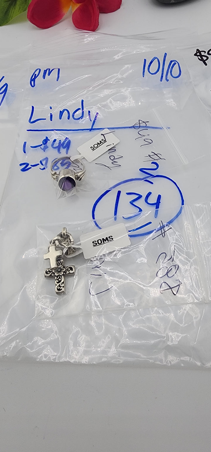 PM SHOW 48HR - RESERVED FOR: Lindy - 10/10/2025 FL tiktok Live Show - 2 Sterling Silver Items