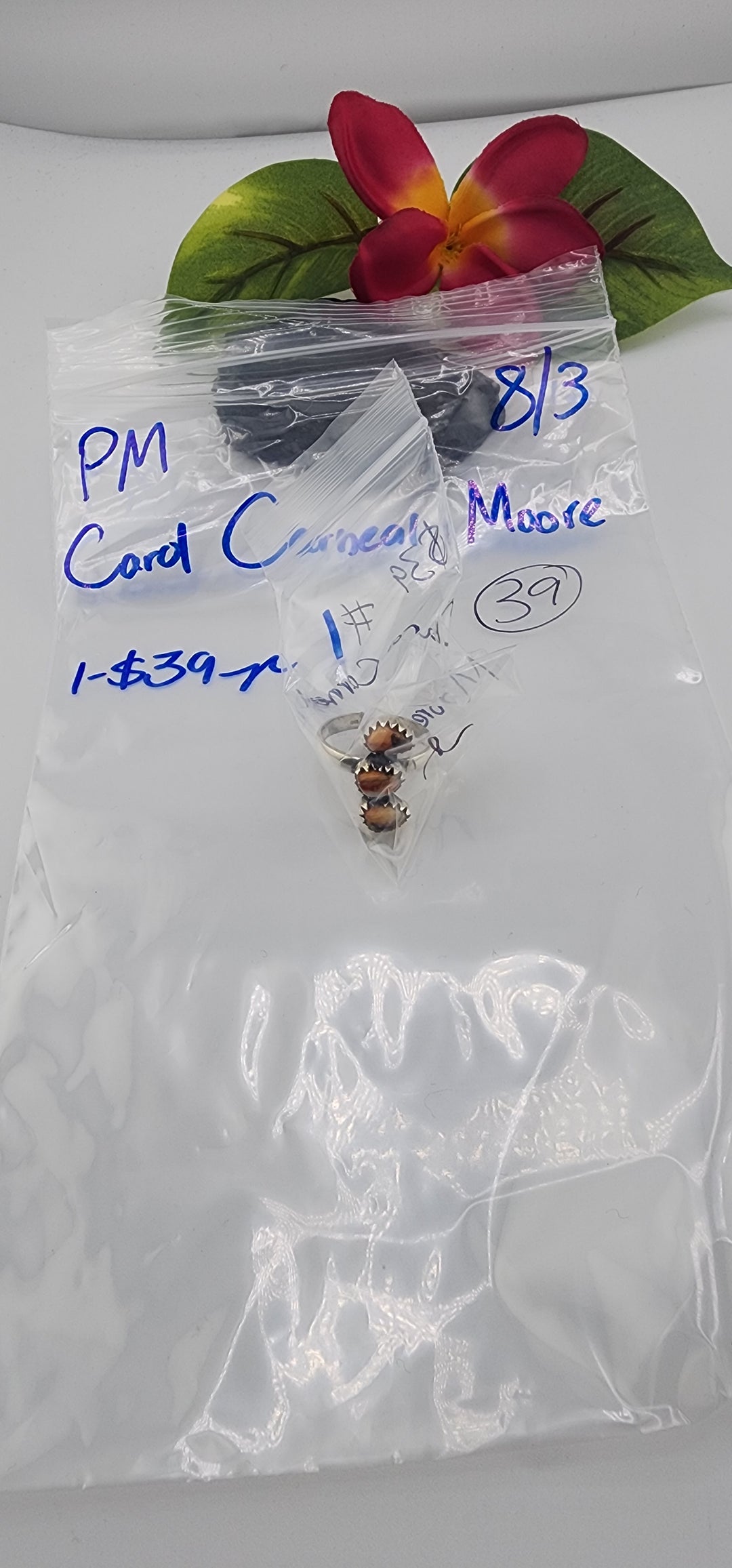 PM SHOW 48HR - RESERVED FOR:   Carol Carneal Moore- 8/3/2025 FL tiktok Live Show -1  Sterling Silver Items