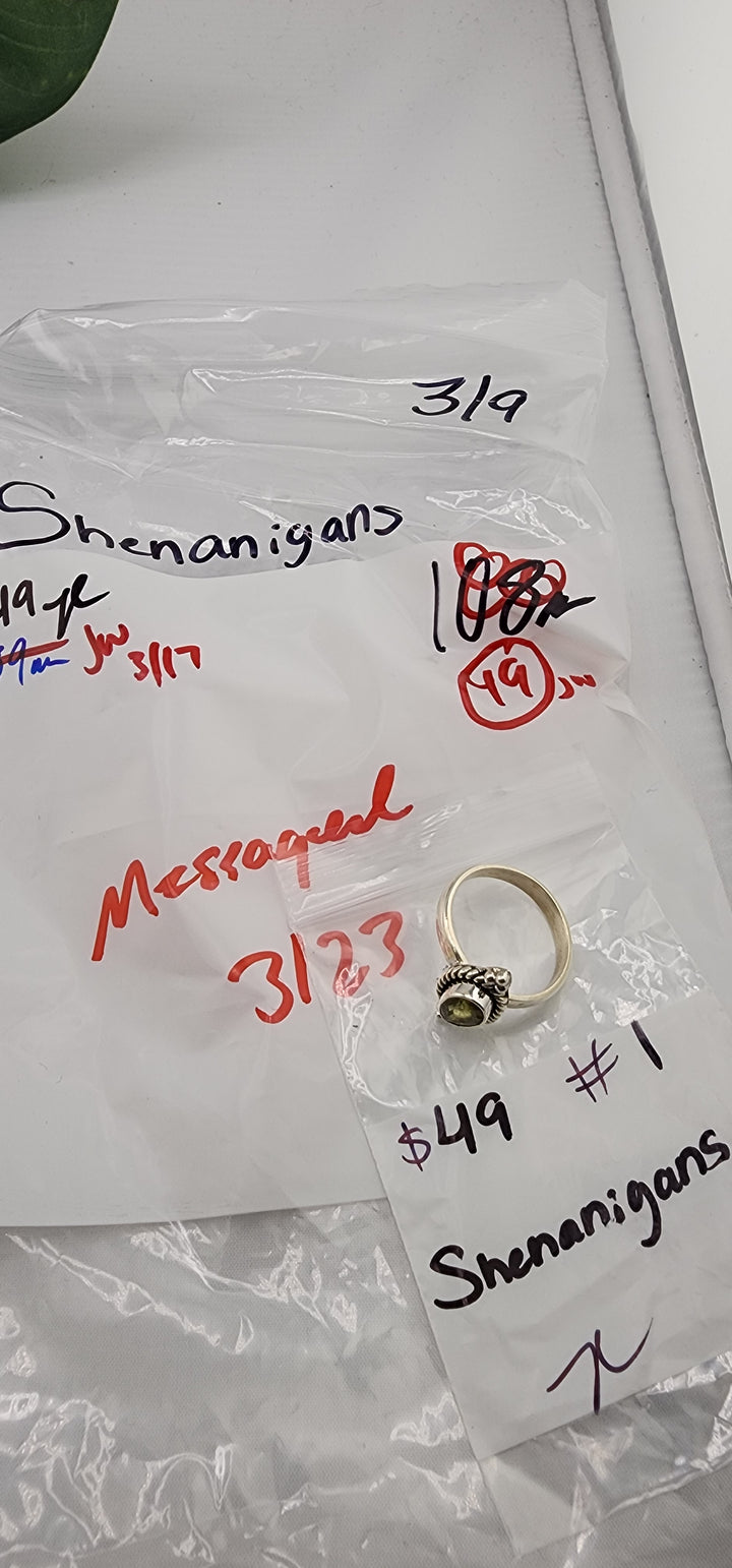 RESERVED FOR: Shenanigans - 3/9/2025 Live Show - 1 Sterling Silver Items