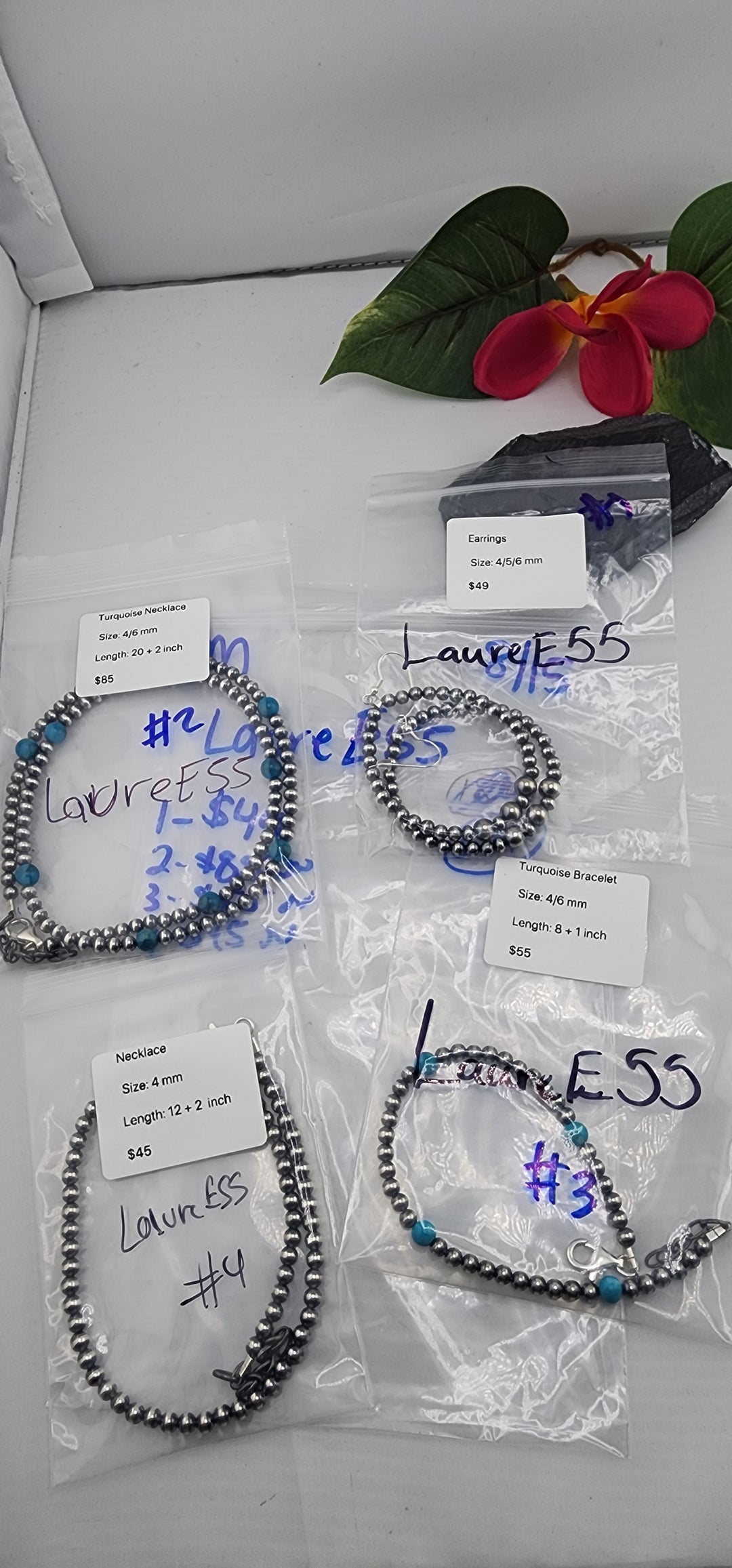 PM SHOW 48HR - RESERVED FOR:  LaureE55- 8/15/2025 FL tiktok Live Show -4  Sterling Silver Items