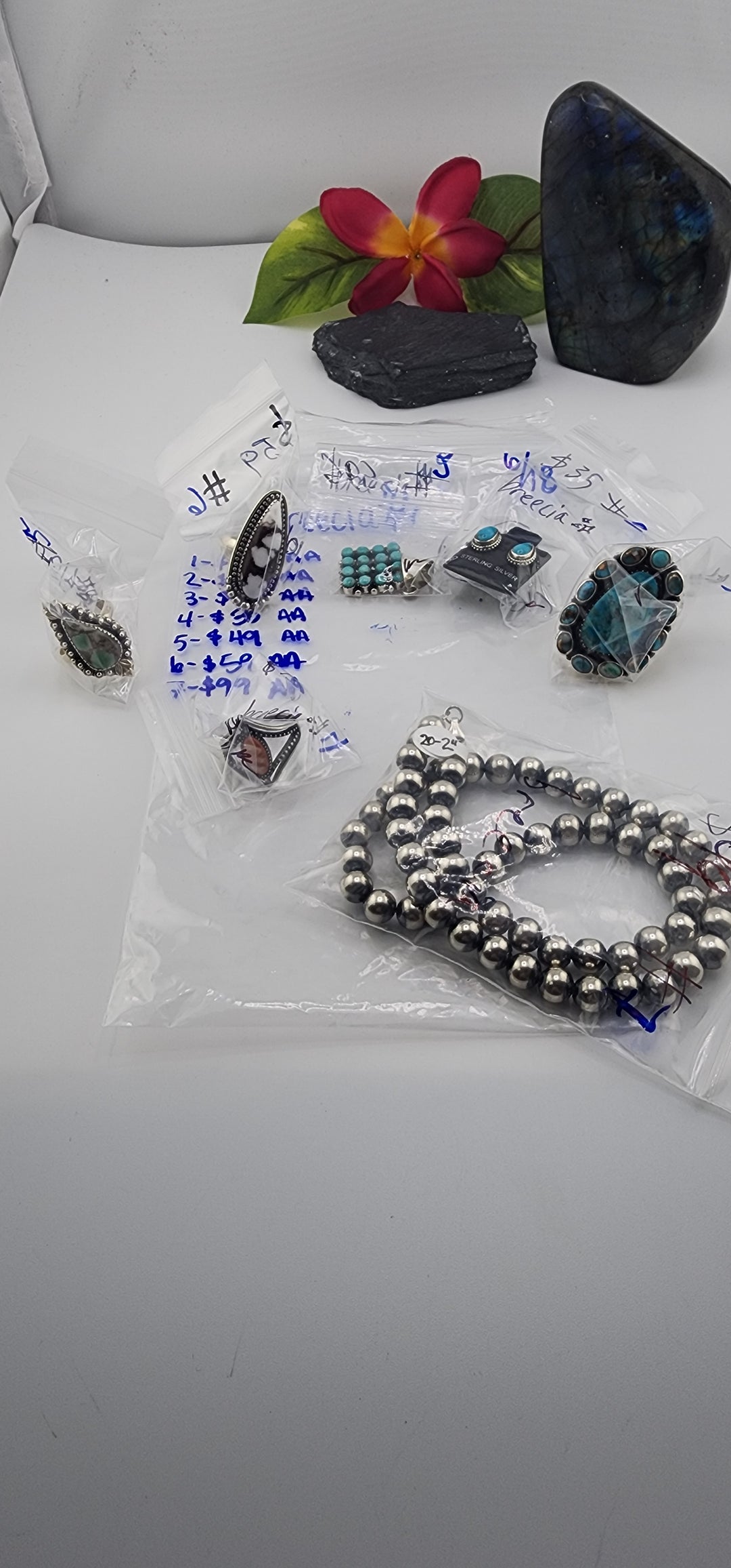 RESERVED FOR: breecia✨- 6/18/2025 tiktok Reservation Live Show - 7 Sterling Silver Items