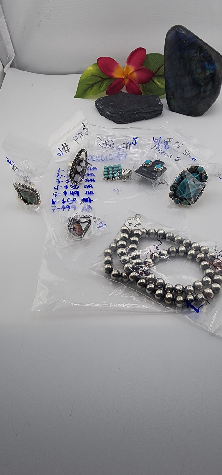 RESERVED FOR: breecia✨- 6/18/2025 tiktok Reservation Live Show - 7 Sterling Silver Items