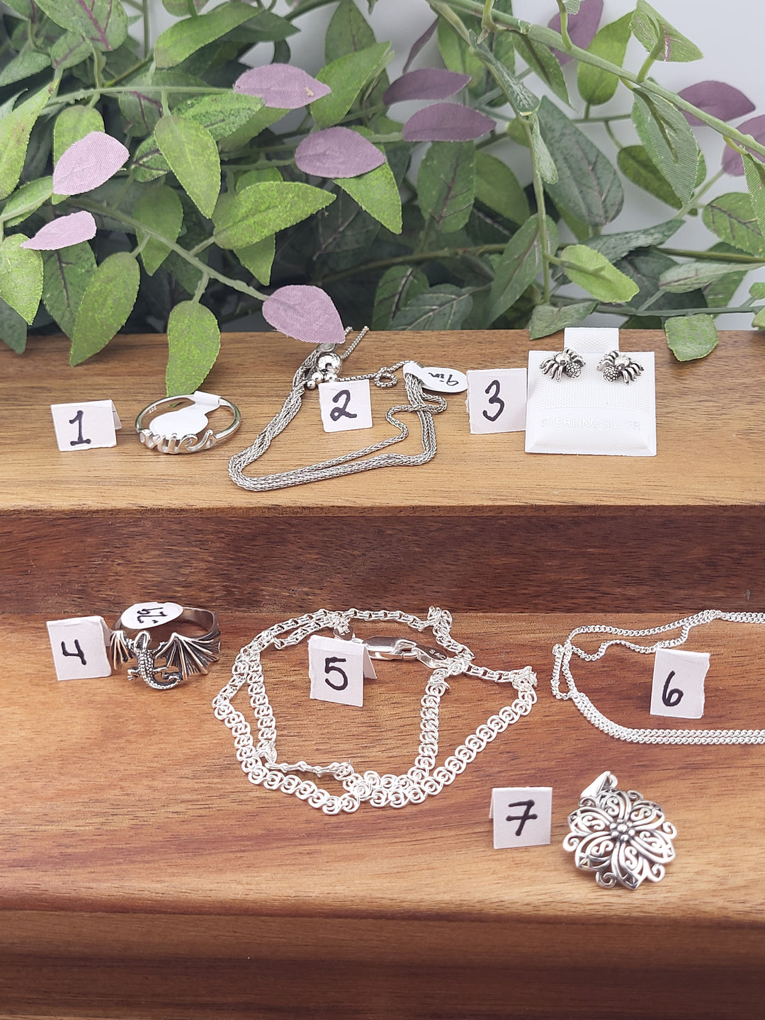 RESERVED FOR: Dhi-version 9/21/2024 - 7 Sterling Silver Items