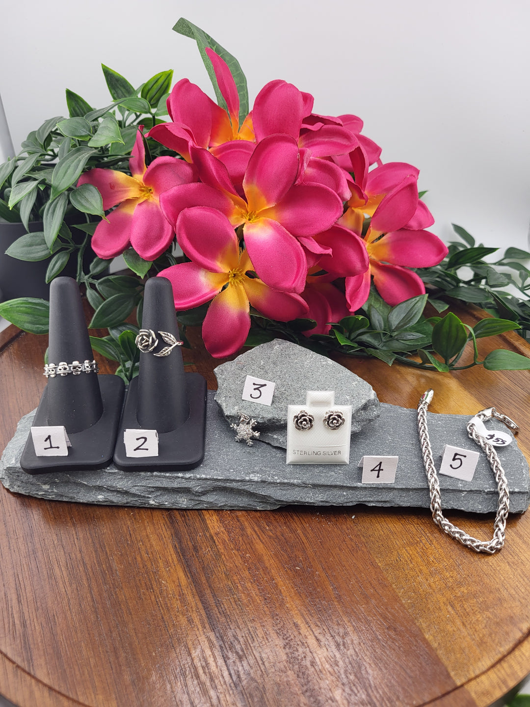 RESERVED FOR:  Lizalulu -10/24/2024 - 5 Sterling Silver Items