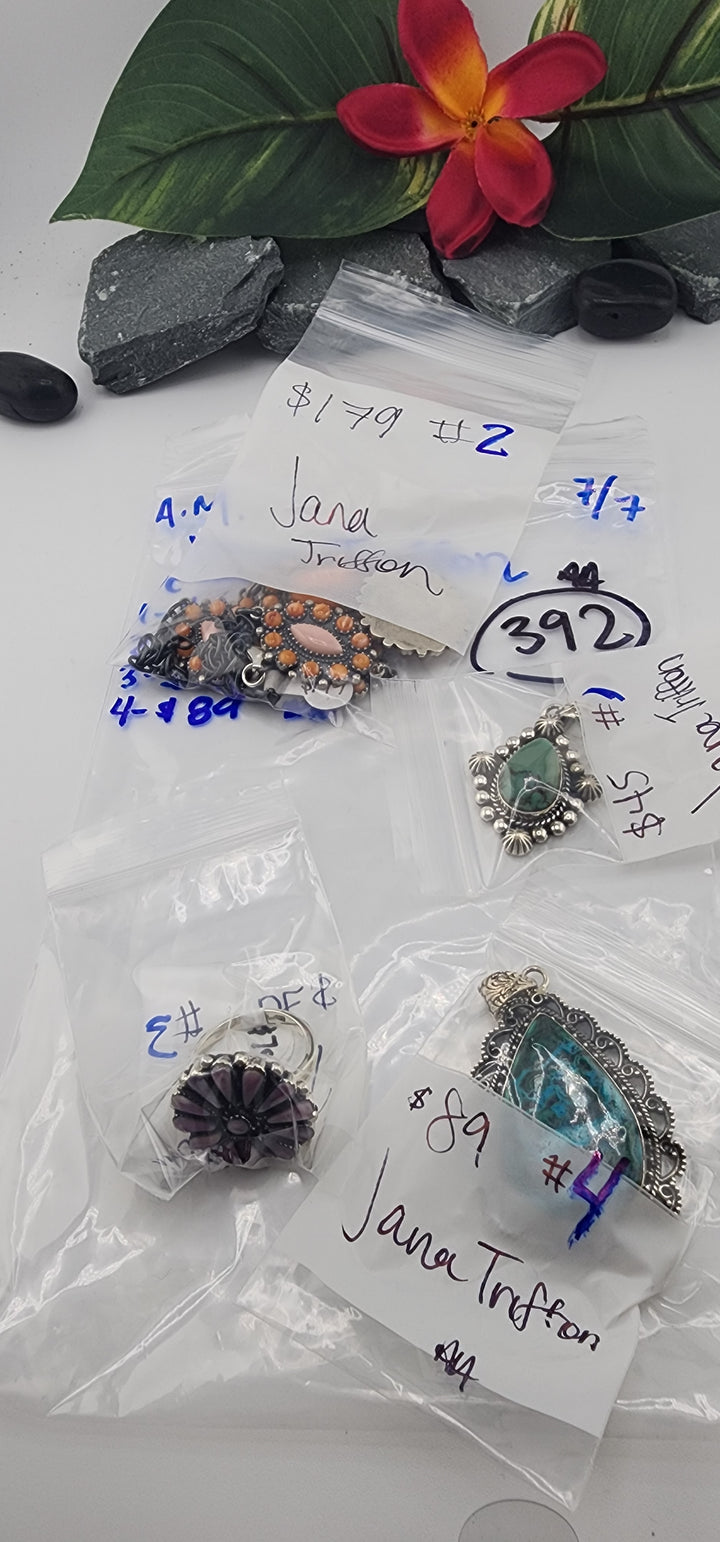 RESERVED FOR: Jana Triffon - 7/7/2025 tiktok A.M Live Show - 4 Sterling Silver Items