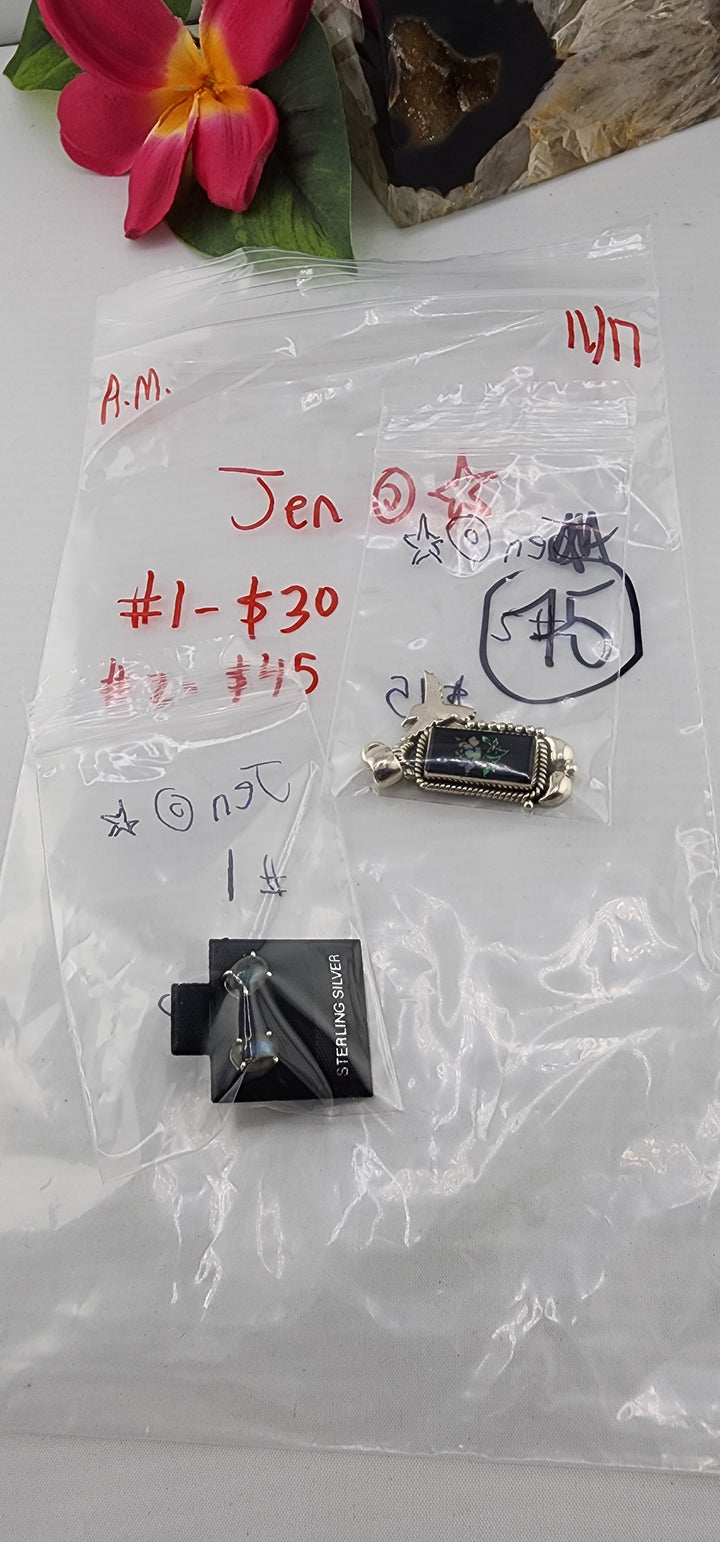 AM SHOW 48HR RESERVED FOR: Jen 🧿⭐- 11/17/2025 FL tiktok Live Show - 2 Sterling Silver Items