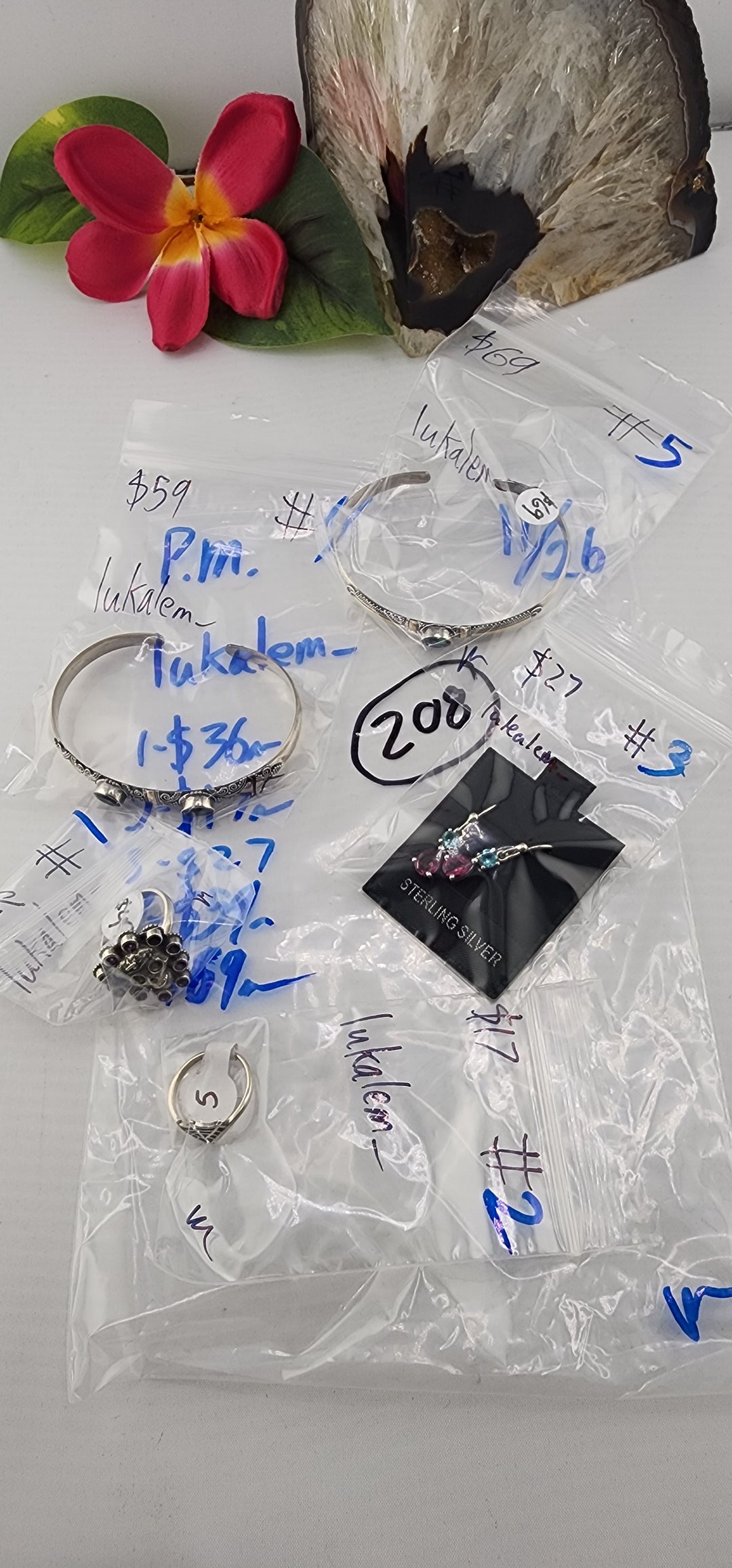 PM SHOW 48HR - RESERVED FOR: lukalem_ - 11/26/2025 tiktok Live Show - 5 Sterling Silver Items
