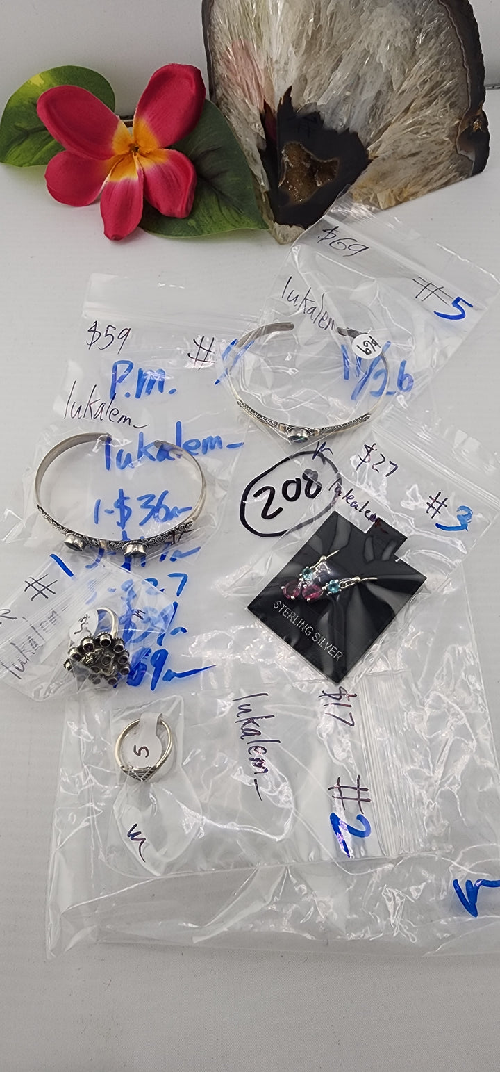 PM SHOW 48HR - RESERVED FOR: lukalem_ - 11/26/2025 tiktok Live Show - 5 Sterling Silver Items