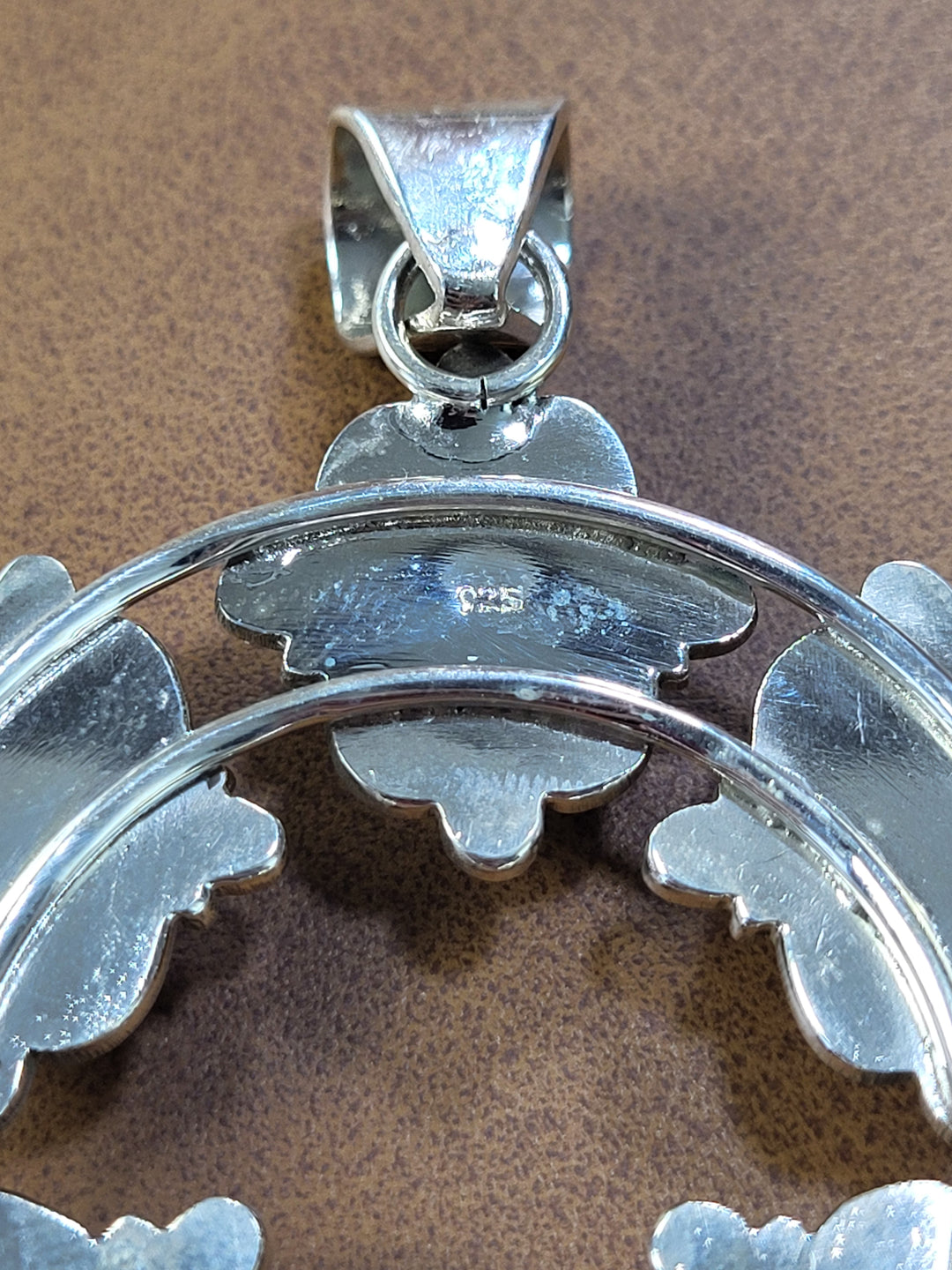 Natural Black Onyx Naja Pendant 925 Sterling Silver