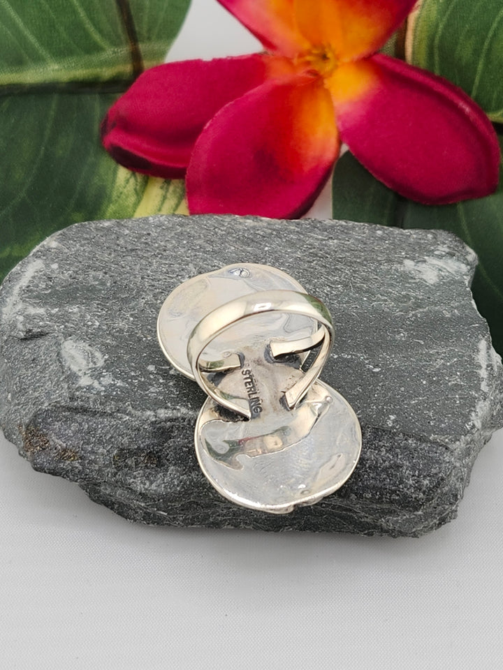 2 Stone Larimar Ring Size 7