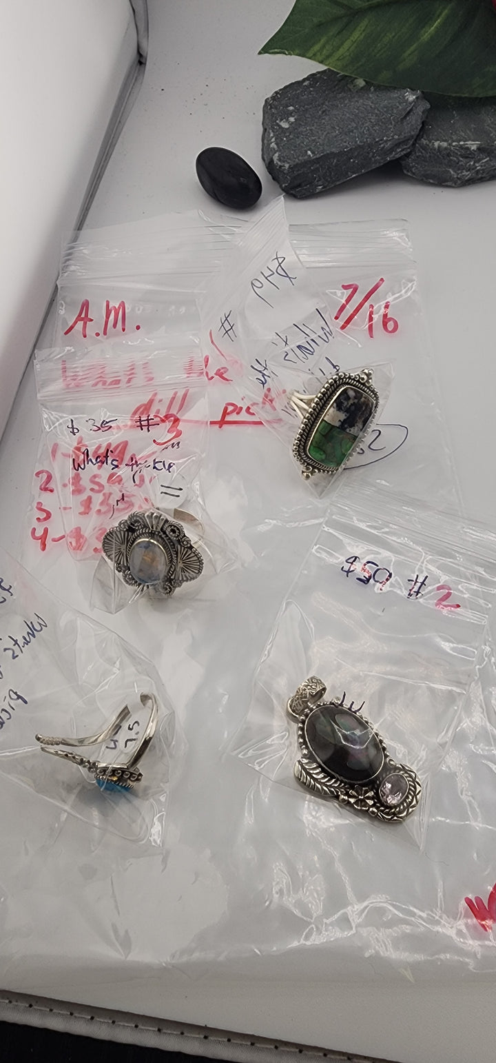 AM SHOW 48HR - RESERVED FOR: What's the dill pickle  - 7/16/2025 FL tiktok Live Show - 4  Sterling Silver Items