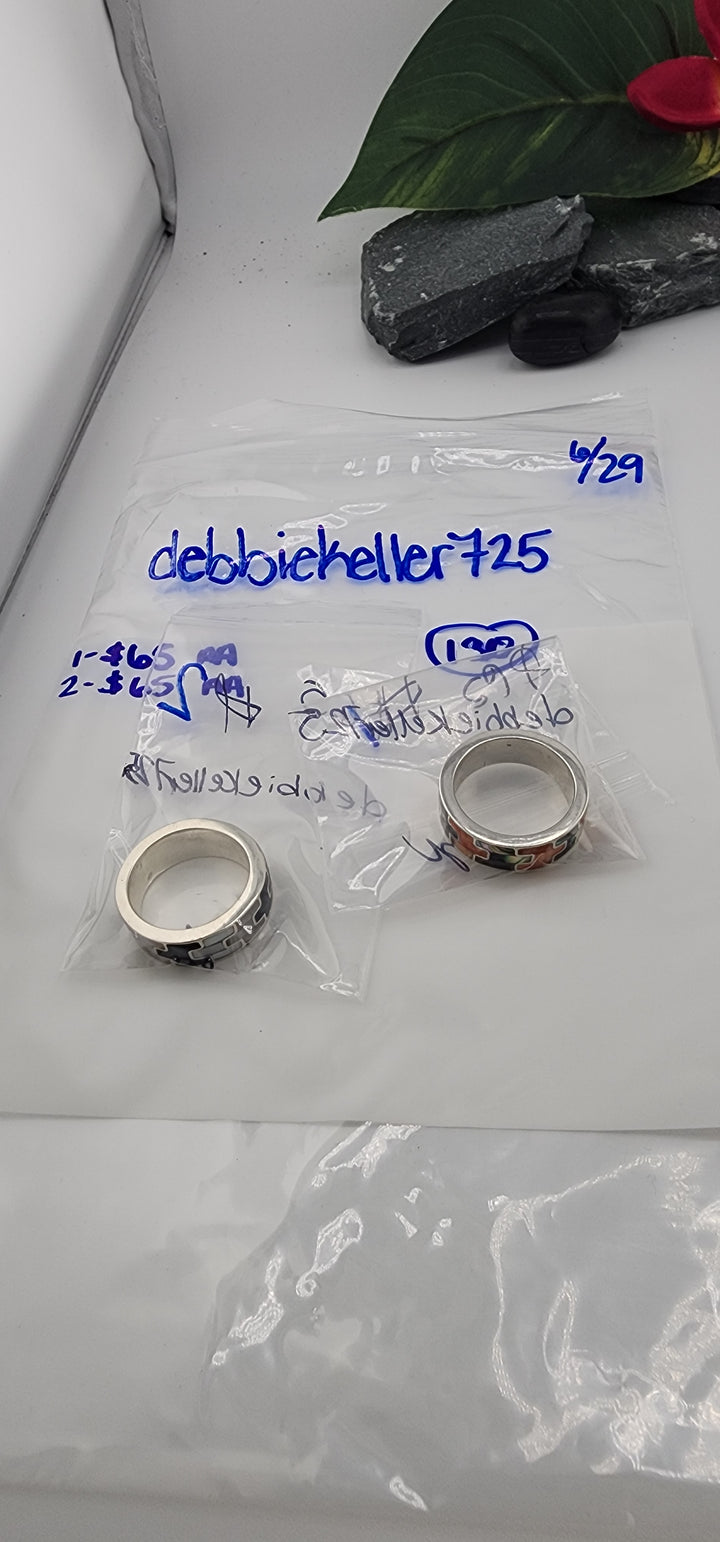 RESERVED FOR: debbiekeller725 - 6/29/2025 tiktok Reservation Live Show -2 Sterling Silver Items