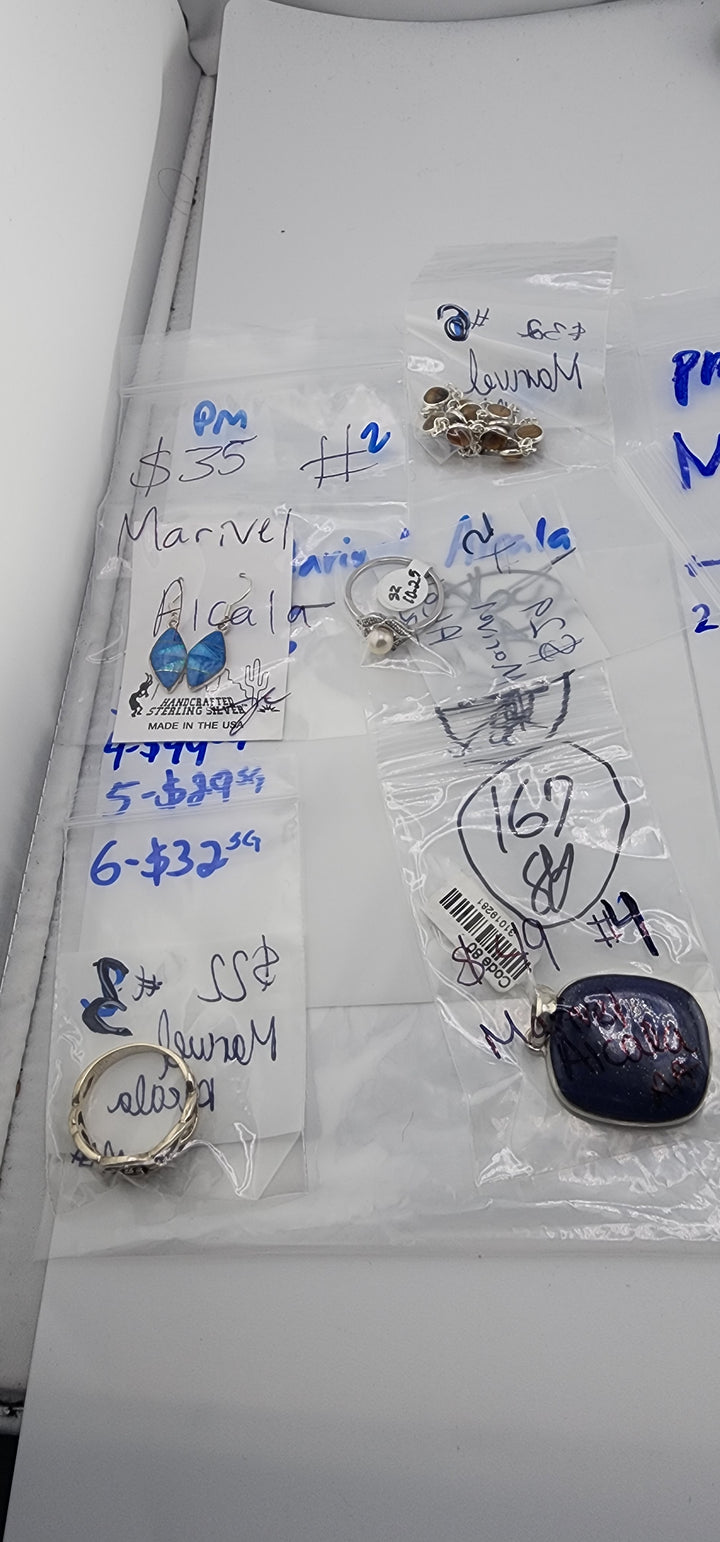 PM SHOW 48HR - RESERVED FOR:  Marivel Alcala- 9/28/2025 FL tiktok Live Show - 5 Sterling Silver Items
