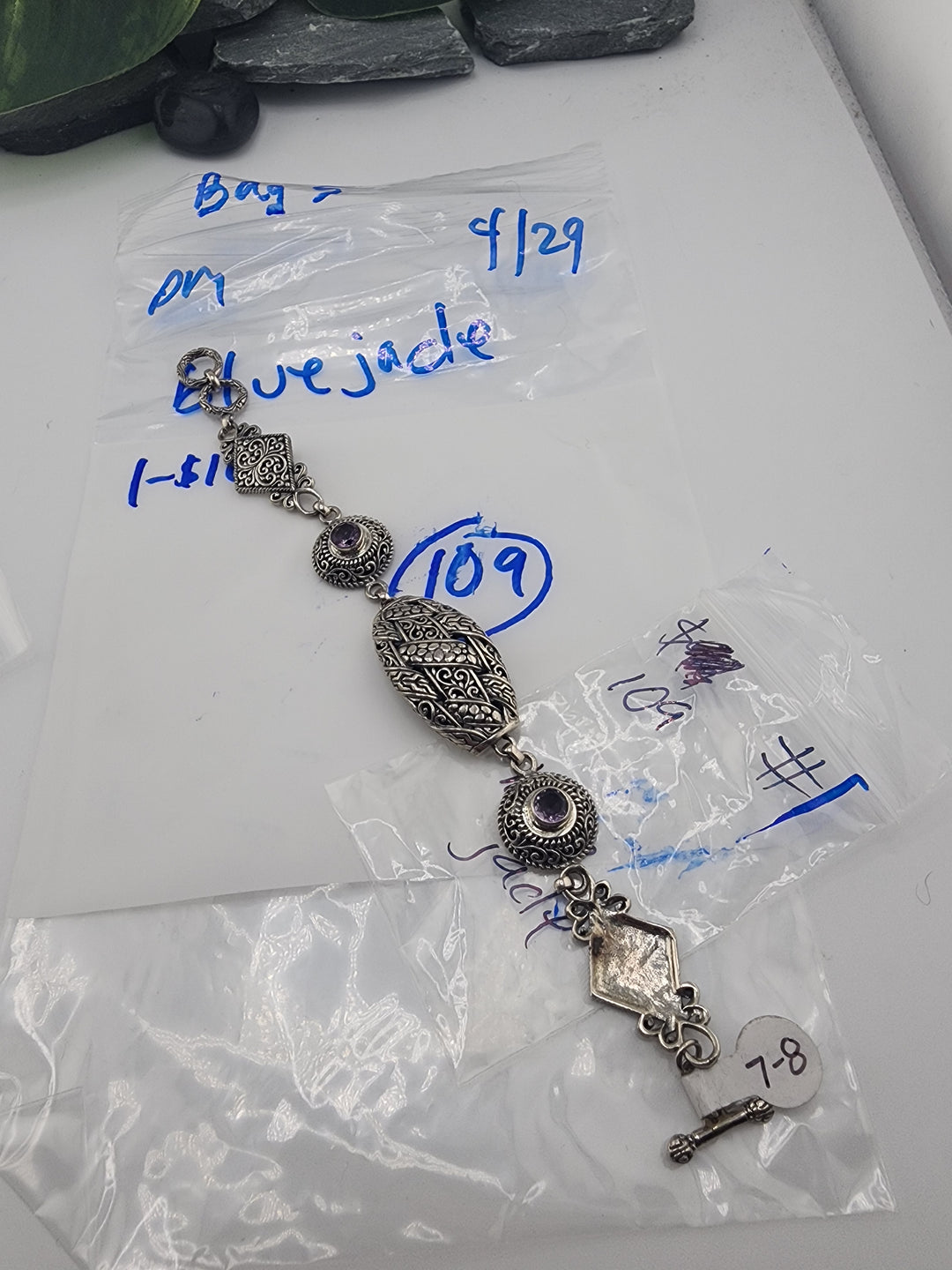 Blue jade *BAG 5* - 4/29/26 PM - 1  925 Sterling Silver Items