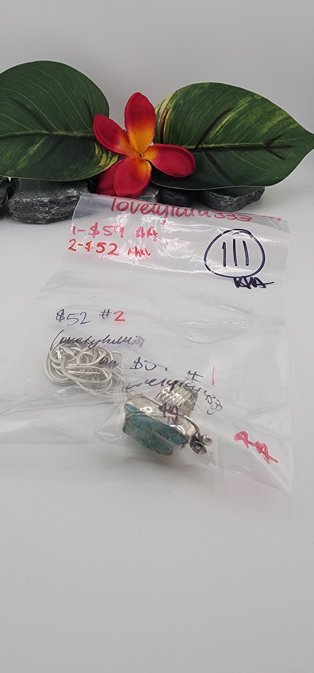 AM SHOW 48HR - RESERVED FOR: lovelylulu333 - 8/4/2025 FL tiktok Live Show - 2 Sterling Silver Items