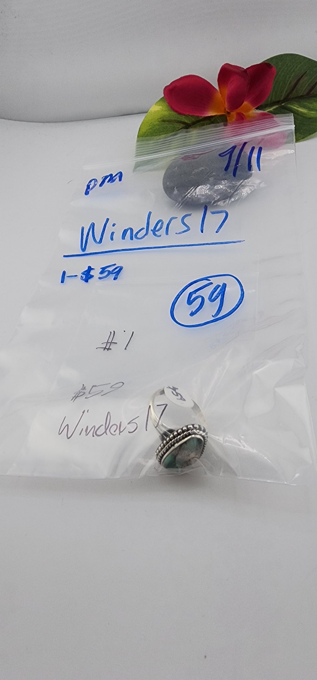 PM SHOW 48HR - RESERVED FOR: Winders17 - 9/11/2025 FL tiktok Live Show - 1 Sterling Silver Items