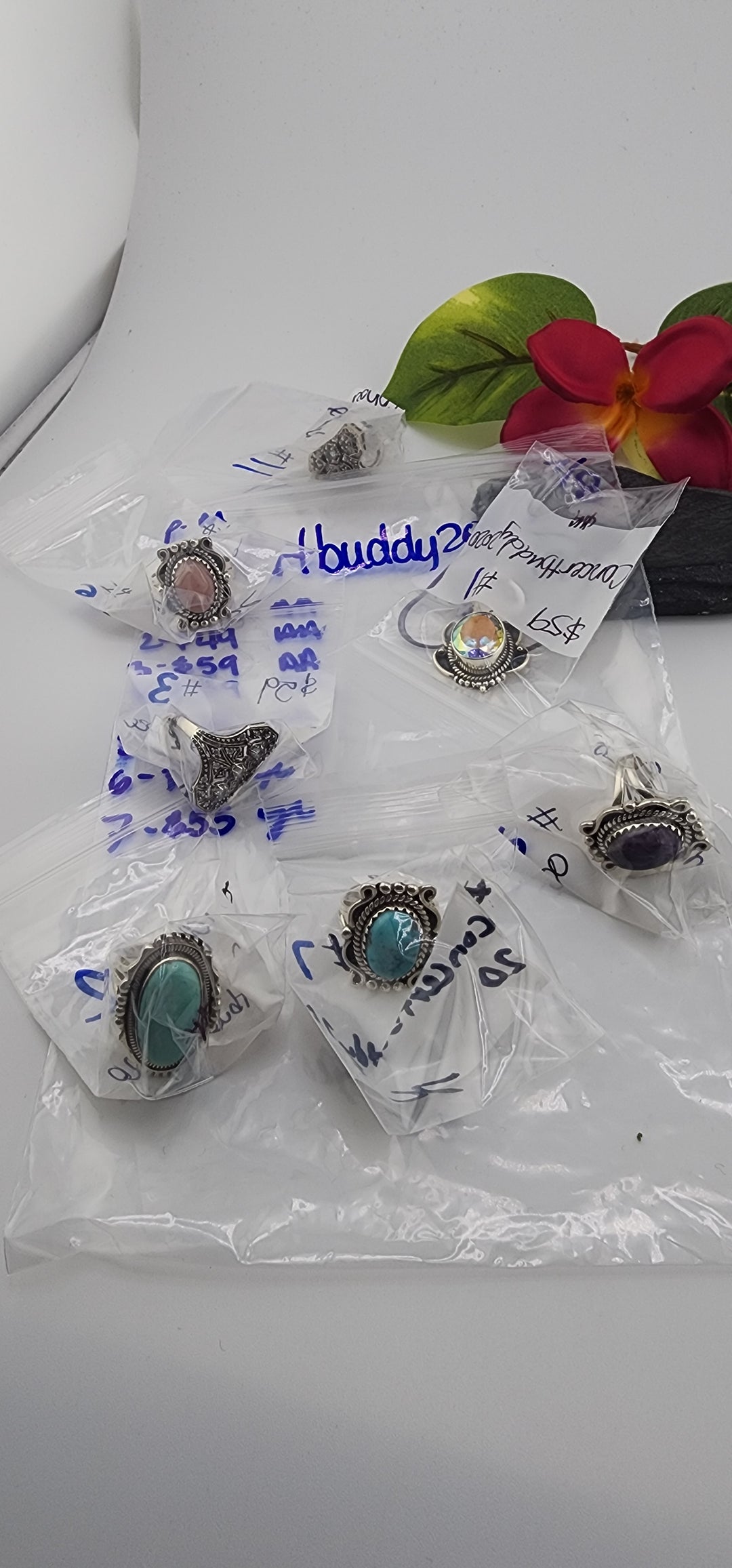 PM SHOW 48HR - RESERVED FOR: concertbuddy2020 - 7/8/2025 FL tiktok Live Show - 7 Sterling Silver Items