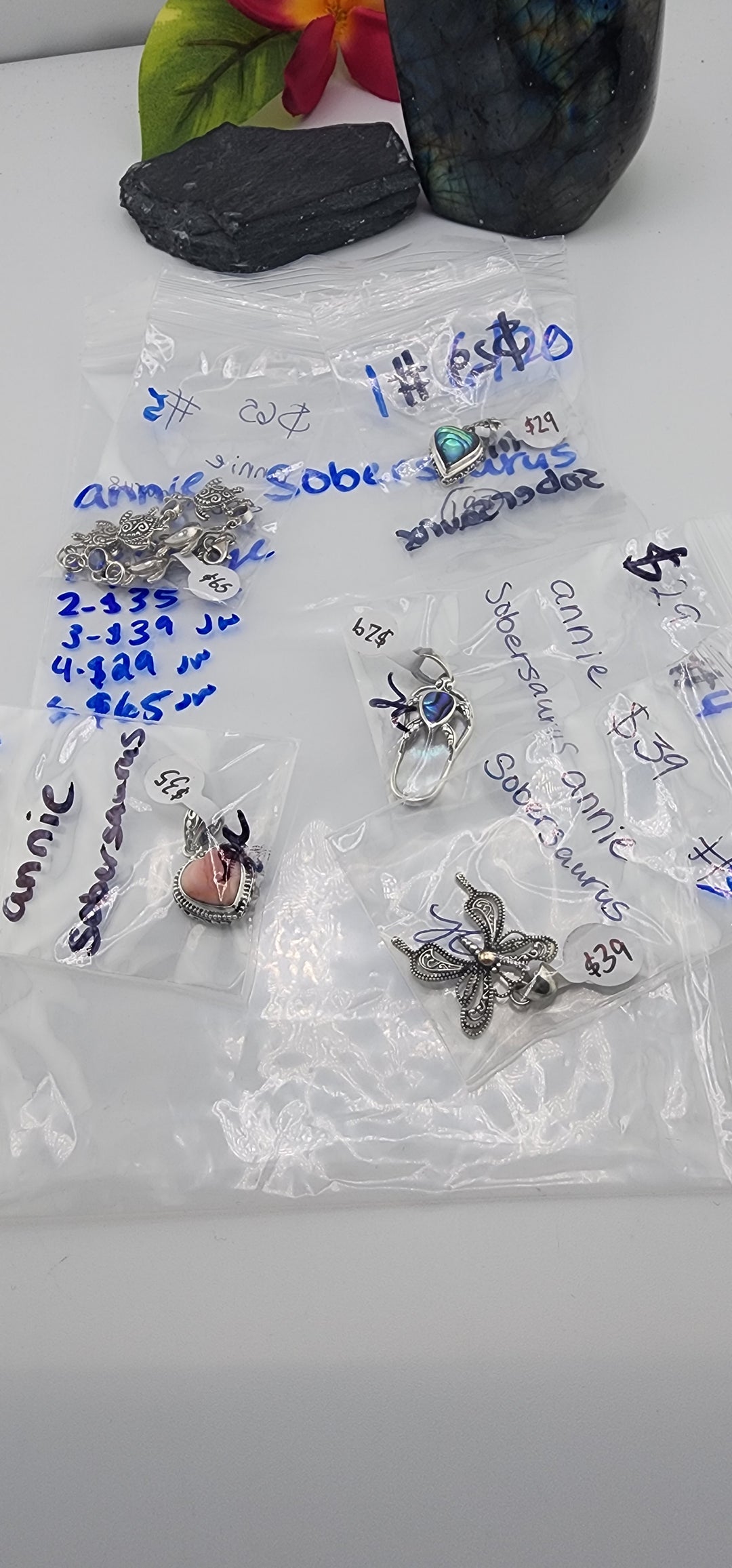 48HR - RESERVED FOR: annie sobersaurus - 6/20/2025 FL tiktok Live Show -5  Sterling Silver Items